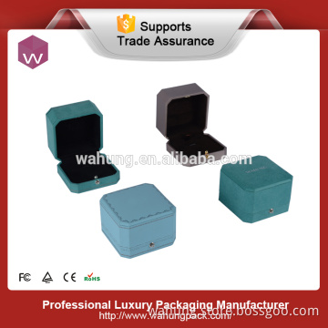 luxury leather jewelry ring box wholesale